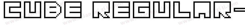 Cube Regular字体转换